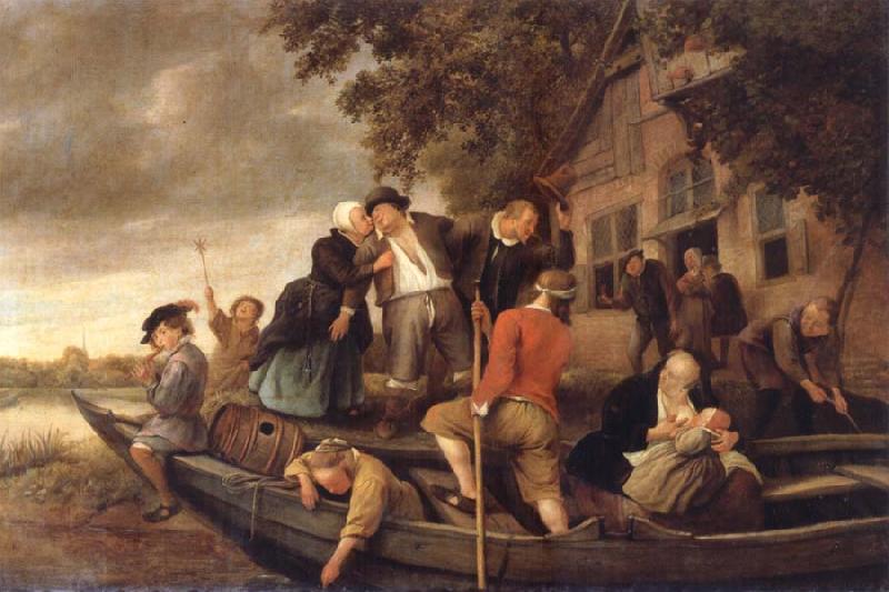 Jan Steen The Merry  Homecoming China oil painting art